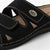 Marco Tozzi Black Mule Sandal – Adjustable & Comfortable - Leavys Shoes