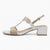 Marco Tozzi Occasion Sandal – Low Block Heel in White Combo - Leavys Shoes