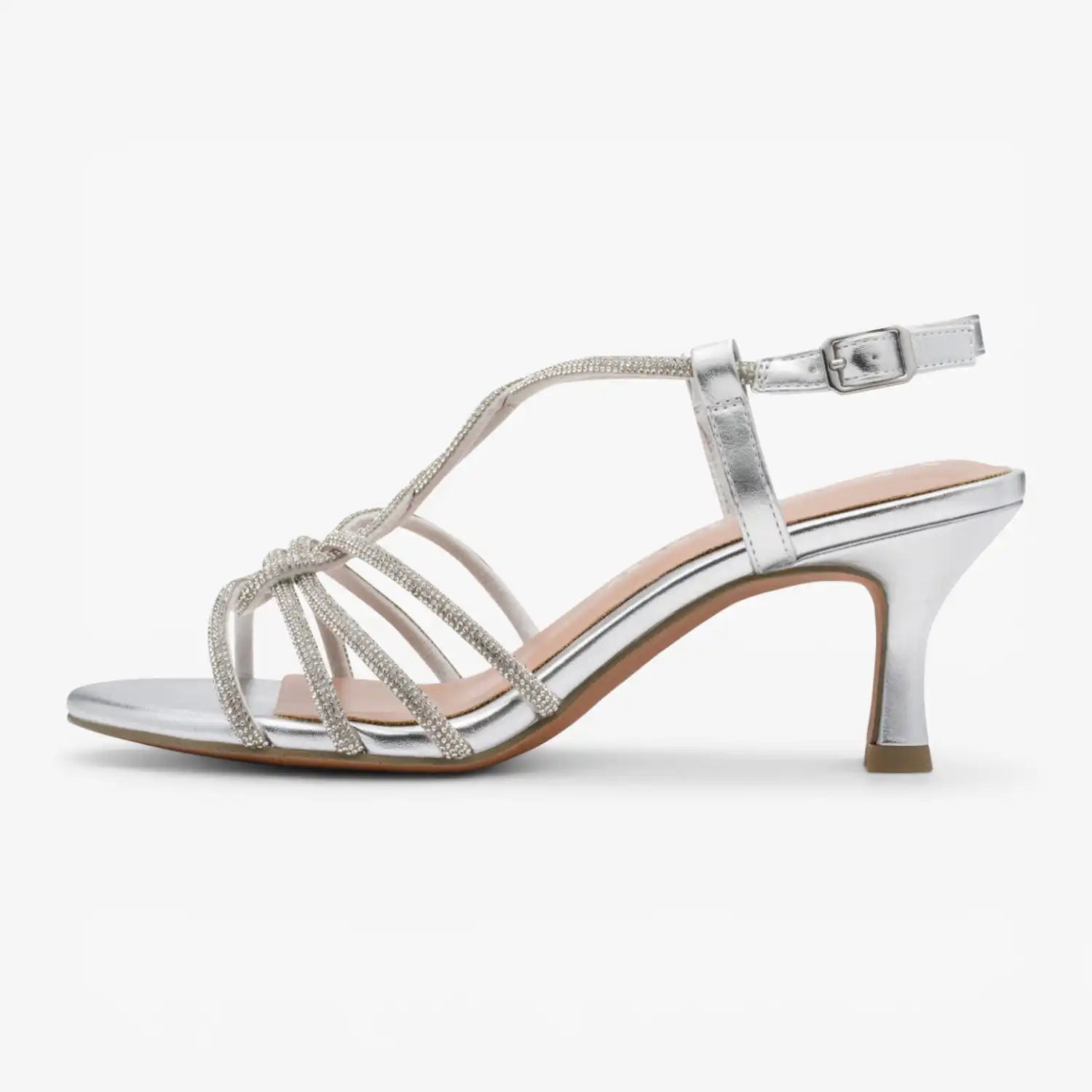 Marco Tozzi Silver Sandal (Metallic Finish) – 2-28313-46-941