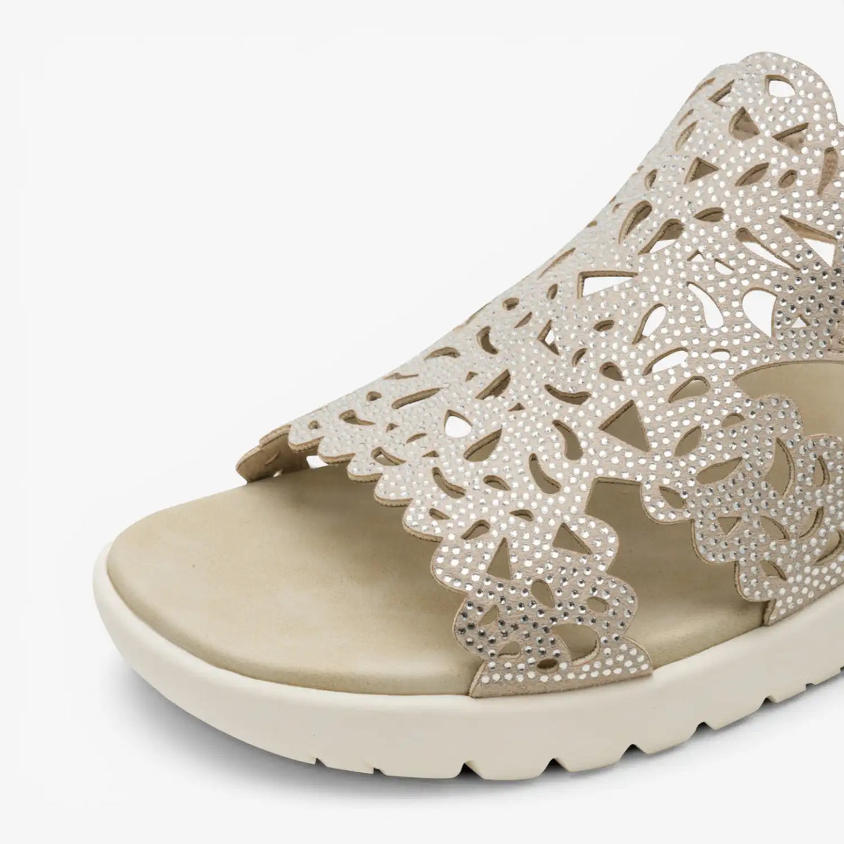 Marco Tozzi Taupe Sandal (Textile) – 2-28606-46-404