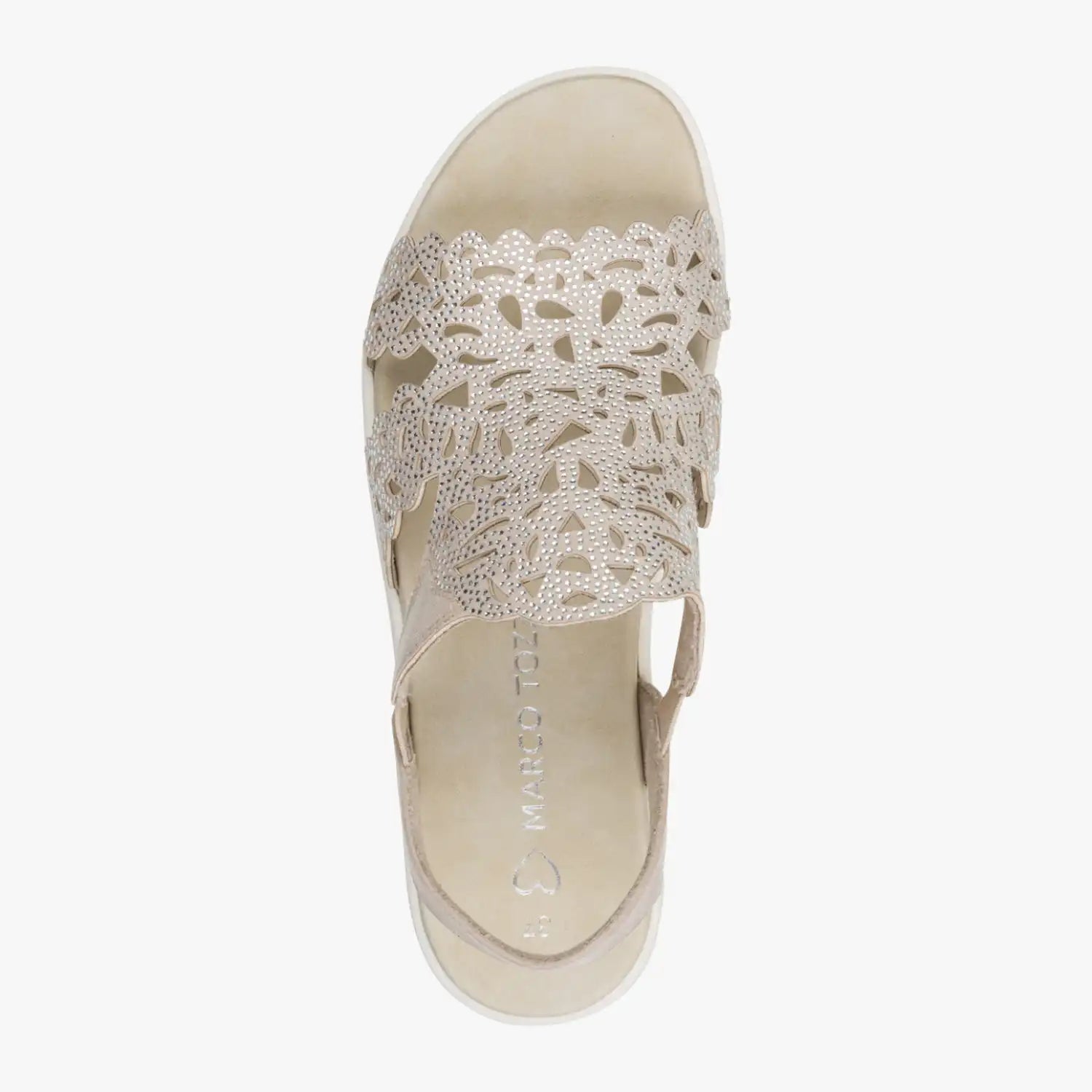 Marco Tozzi Taupe Sandal (Textile) – 2-28606-46-404
