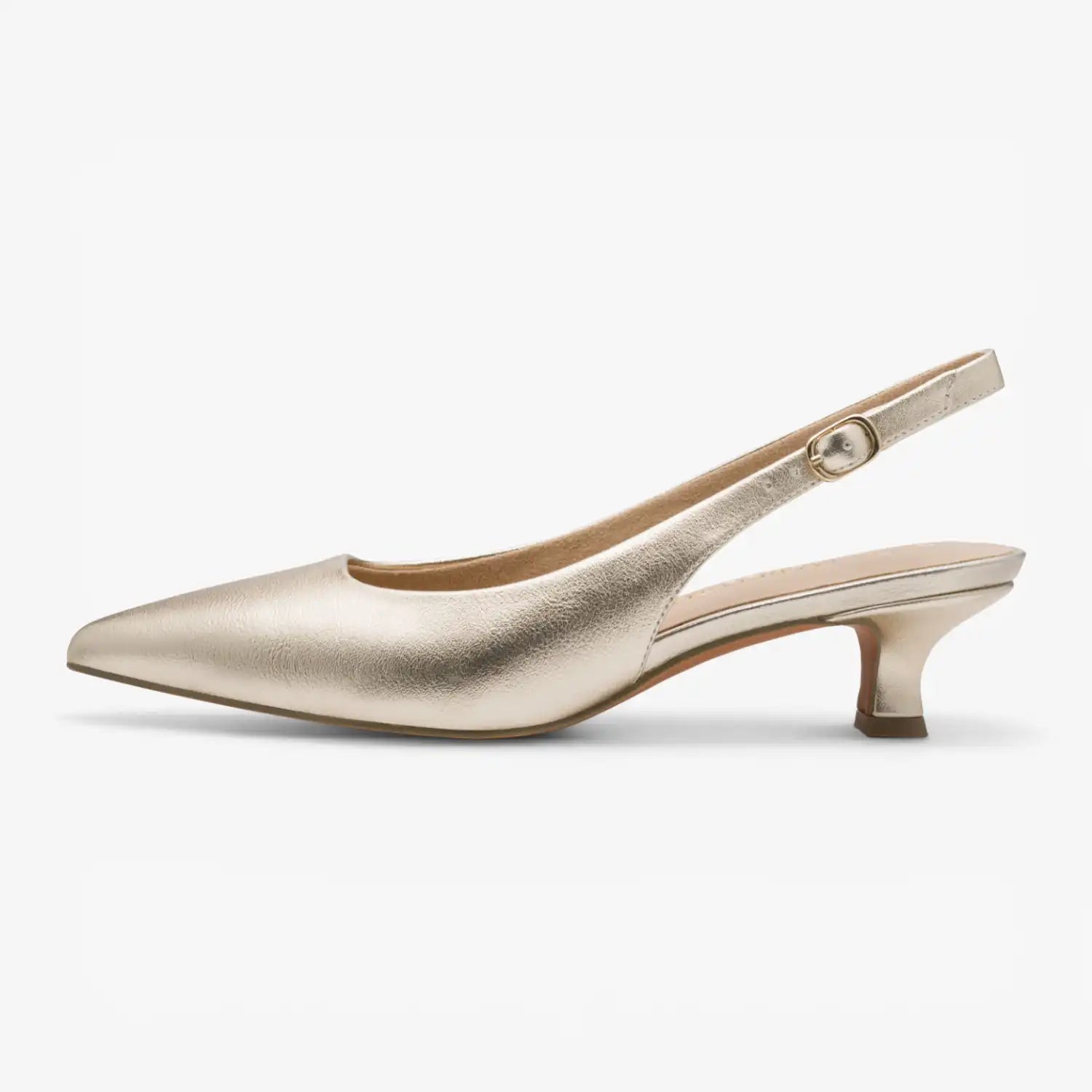 Marco Tozzi Gold Court Shoe (Slingback) – 2-29500-44-940