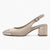 Marco Tozzi Rose Gold Slingback Heel – Neutral Dune & Square Toe - Leavys Shoes