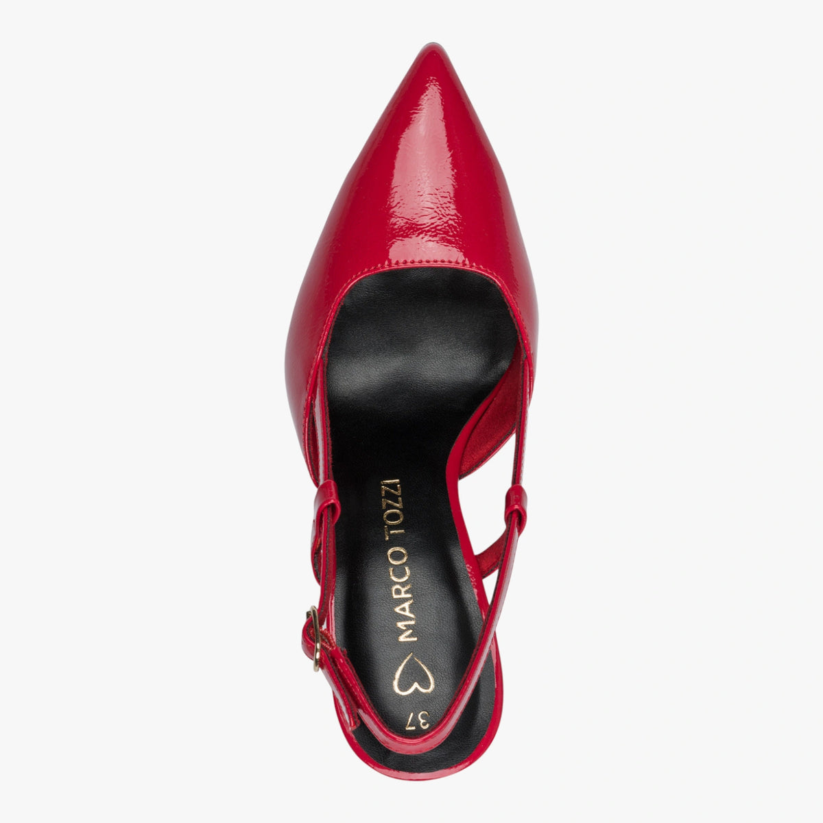 Marco Tozzi Red Patent Slingback (Cone Heel) – 2-29621-46 520