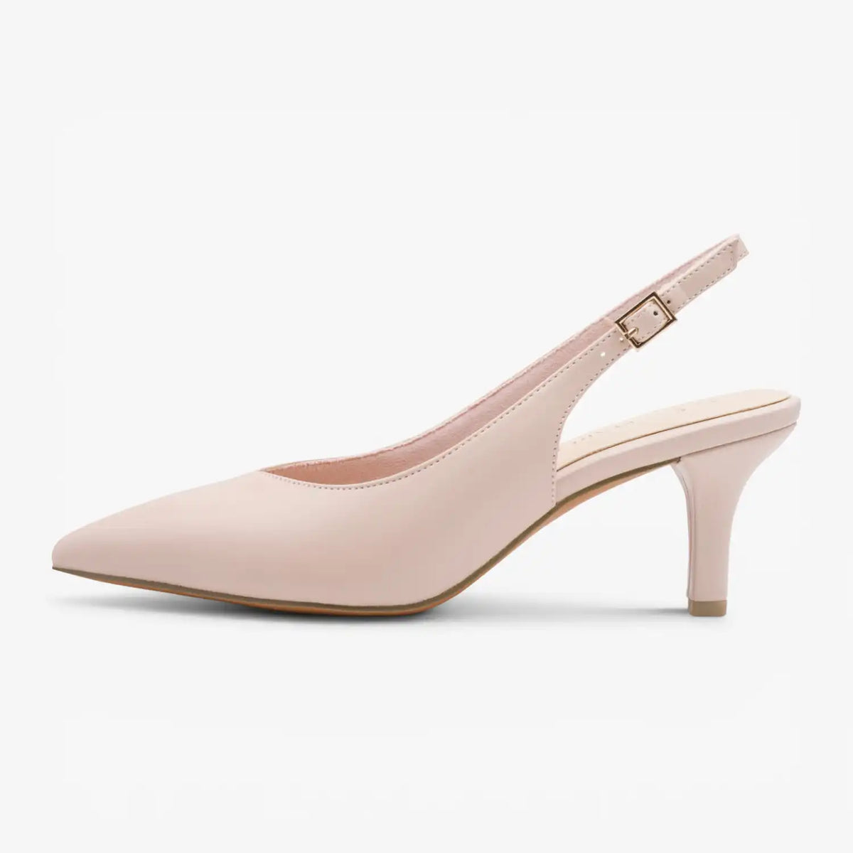 Marco Tozzi Blush Pink Court Shoe (Clasp Fastening) - 2-29621-46-403