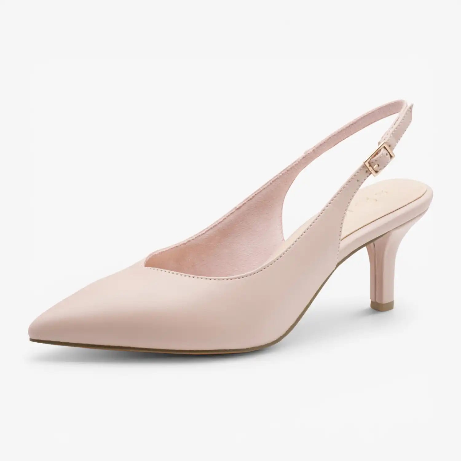 Marco Tozzi Blush Pink Court Shoe (Clasp Fastening) - 2-29621-46-403