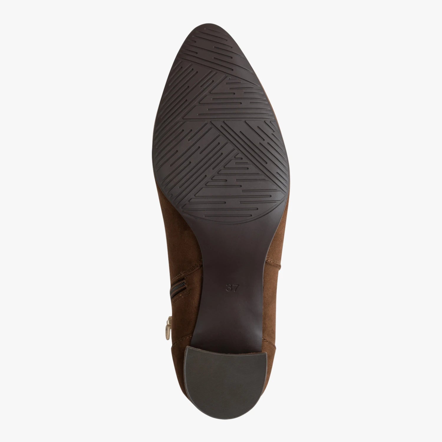 Marco Tozzi by GMK Chocolate Brown Heeled Ankle Boots