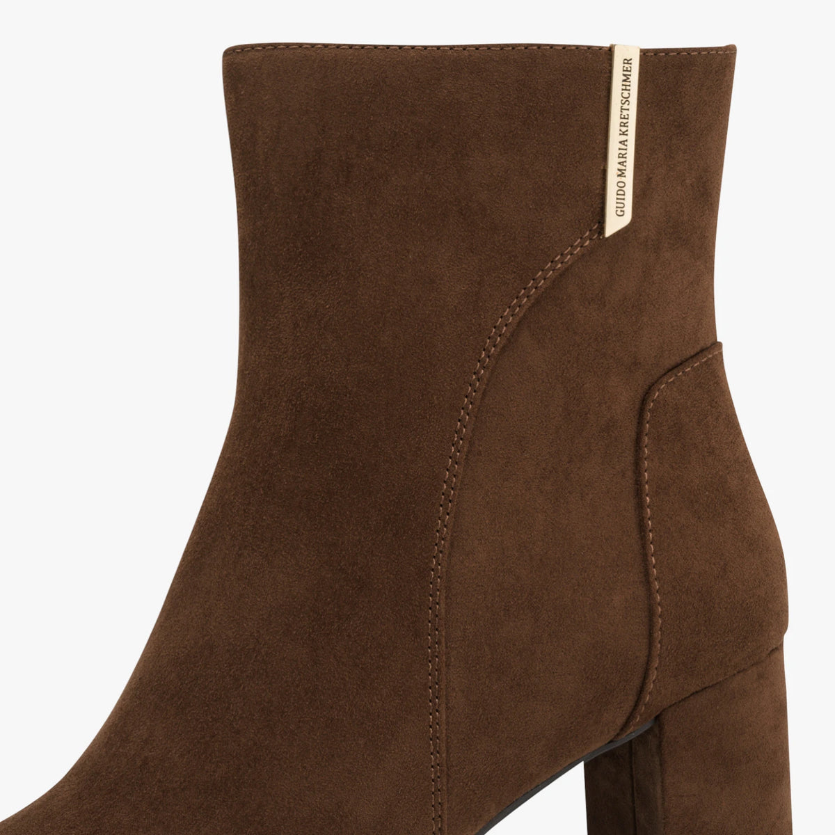 Marco Tozzi by GMK Chocolate Brown Heeled Ankle Boots