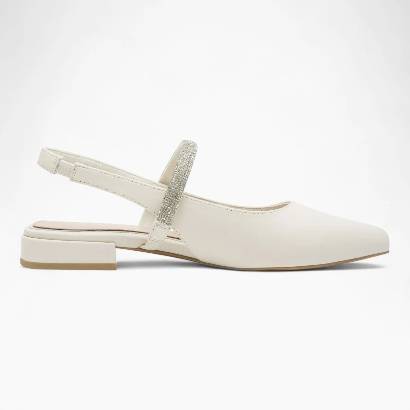 Marco Tozzi Cream Slingback Sandal – Elegant & Flatter Design - Leavys Shoes