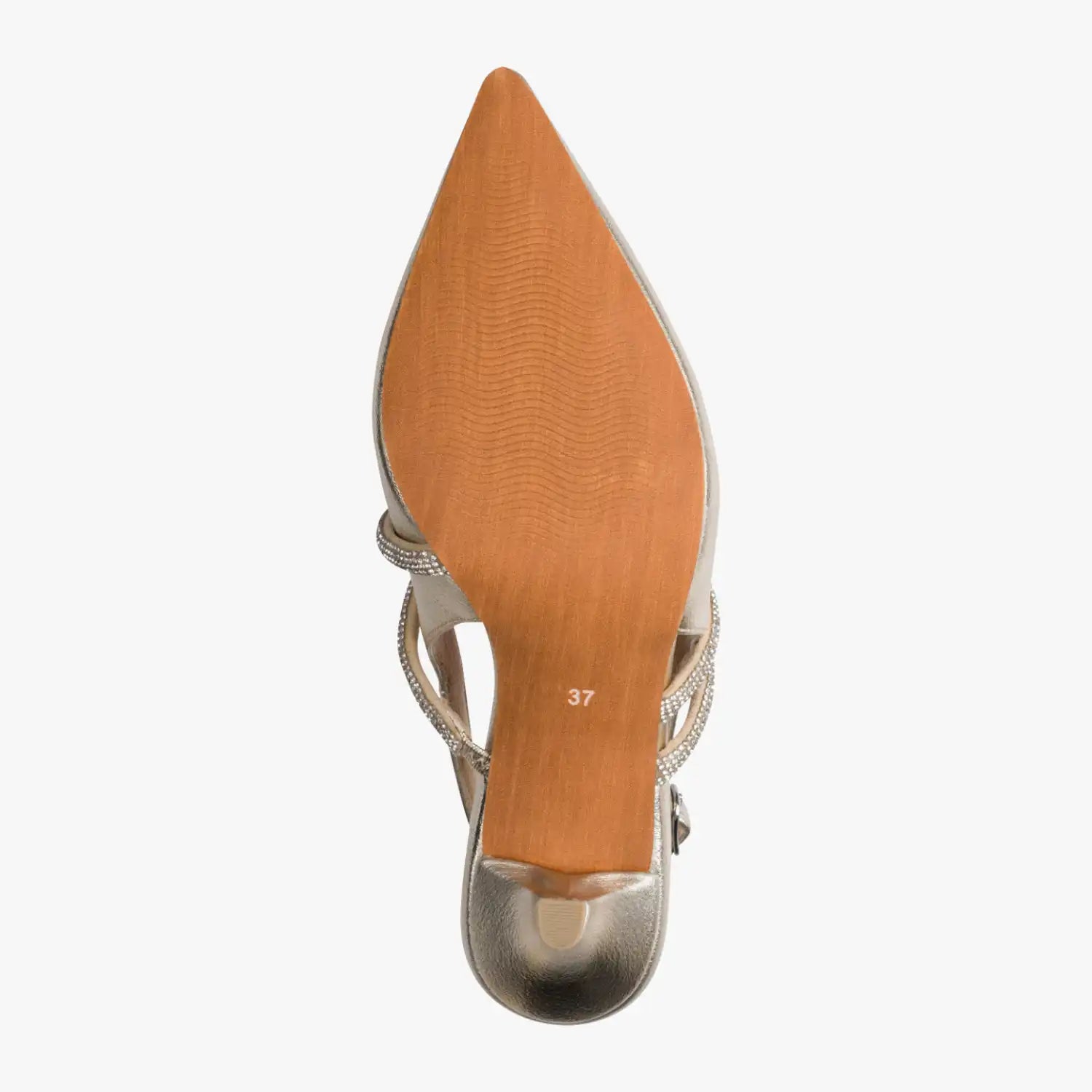 Marco Tozzi Gold Court Shoe (Stiletto Heel) - 2-89604-46-940