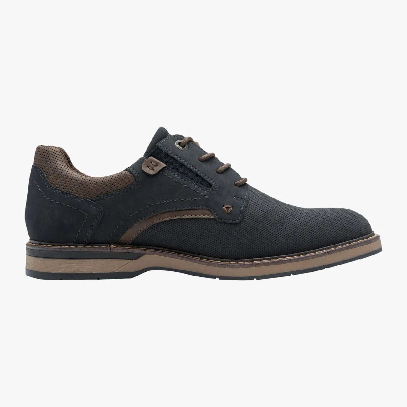 s.Oliver Dark Navy Soft Foam Men’s Lace-Up – Lightweight Comfort (5-13203-44) - Leavys Shoes
