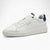 S.Oliver Men's White Trainer with Navy Detail - Leavys Shoes