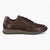 Dark Brown Leather Trainer Style Shoe - S.Oliver - Leavys Shoes