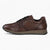 Dark Brown Leather Trainer Style Shoe - S.Oliver - Leavys Shoes