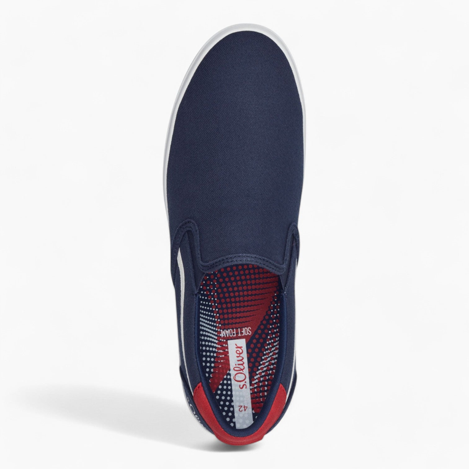 S.Oliver Men's Navy Slip-On Shoes with Soft Foam Insole