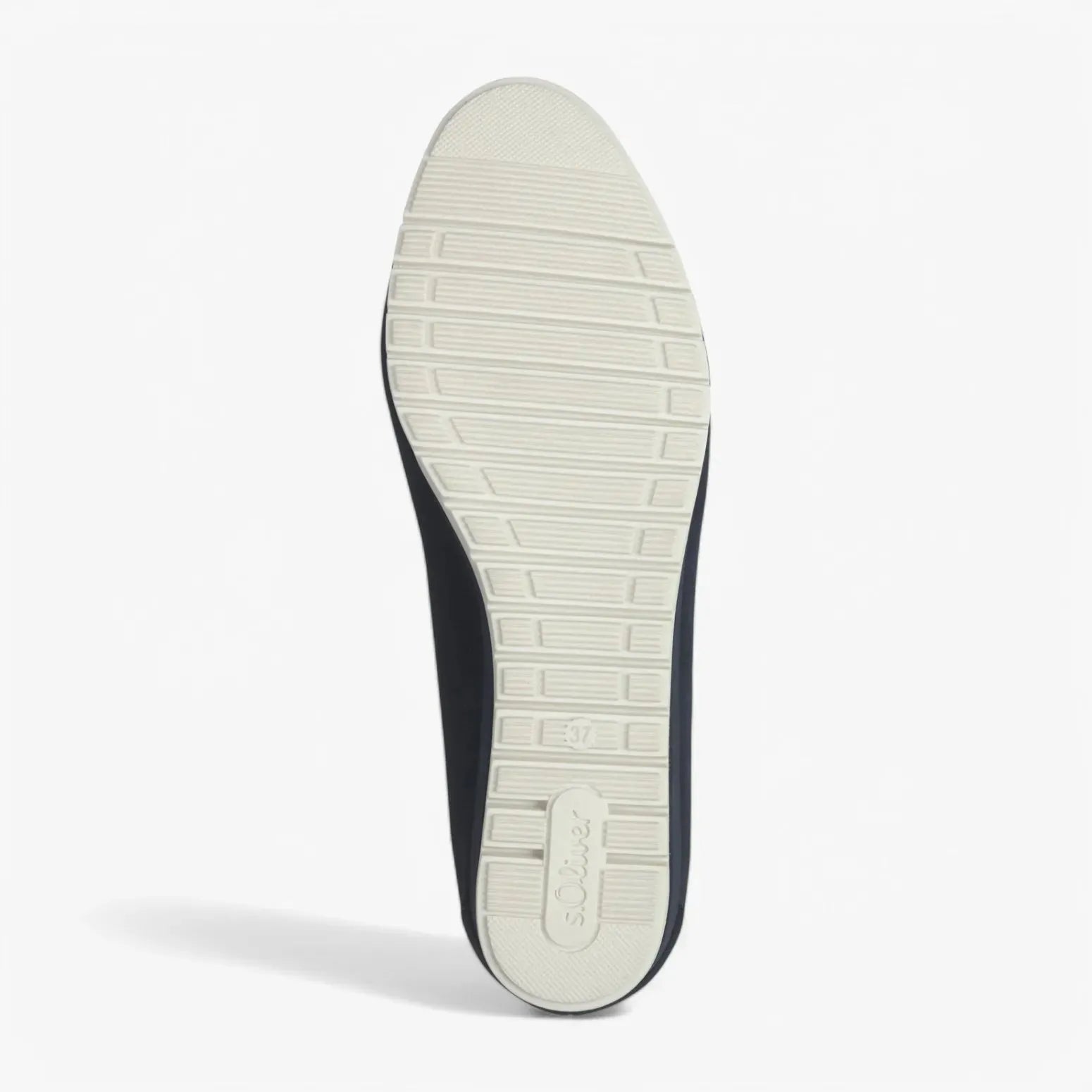 S.Oliver Navy Wedge Ballerina Pump – Classic Style with Modern Comfort