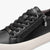 s.Oliver Black Platform Lace-Up Sneaker with Side Zip