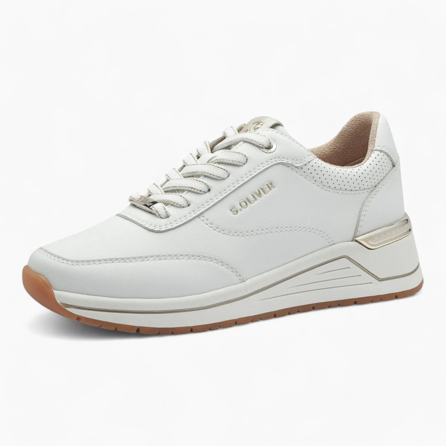 S. Oliver Sporty White Runner – Stylish & Comfortable - Leavys Shoes