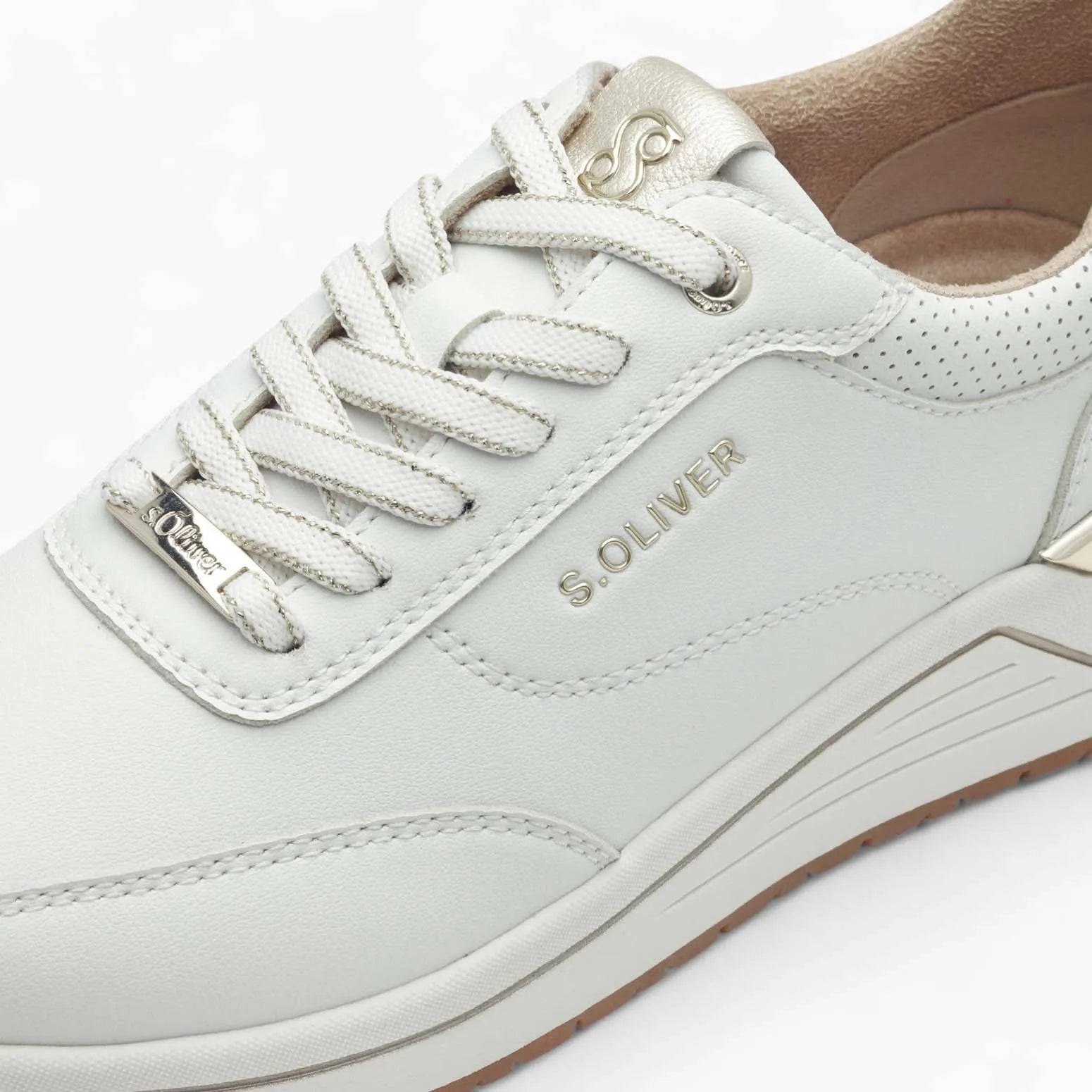 S. Oliver Sporty White Runner – Stylish & Comfortable - Leavys Shoes