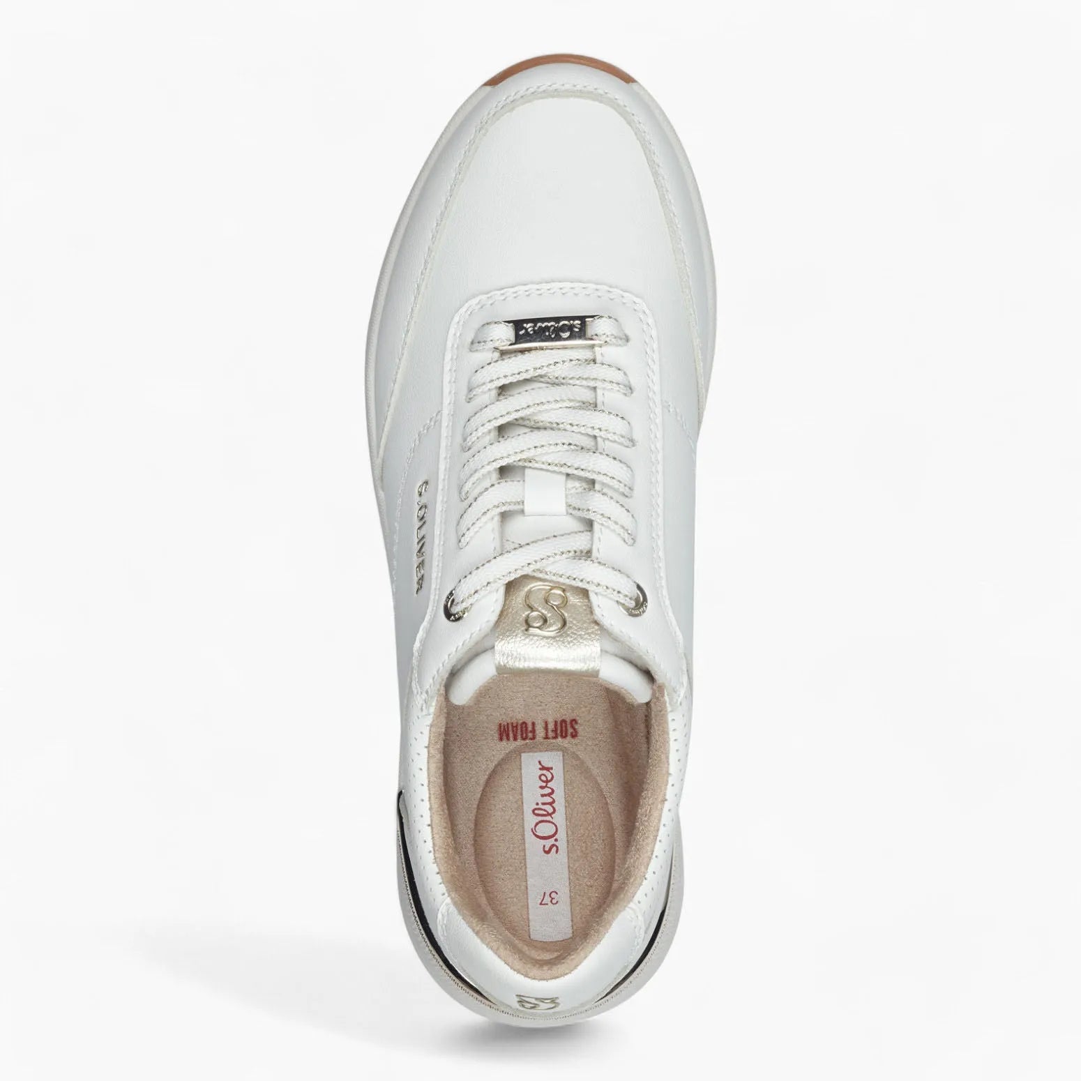 S. Oliver Sporty White Runner – Stylish & Comfortable - Leavys Shoes