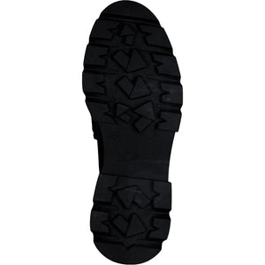 Detailed view of the loafer's synthetic outsole.