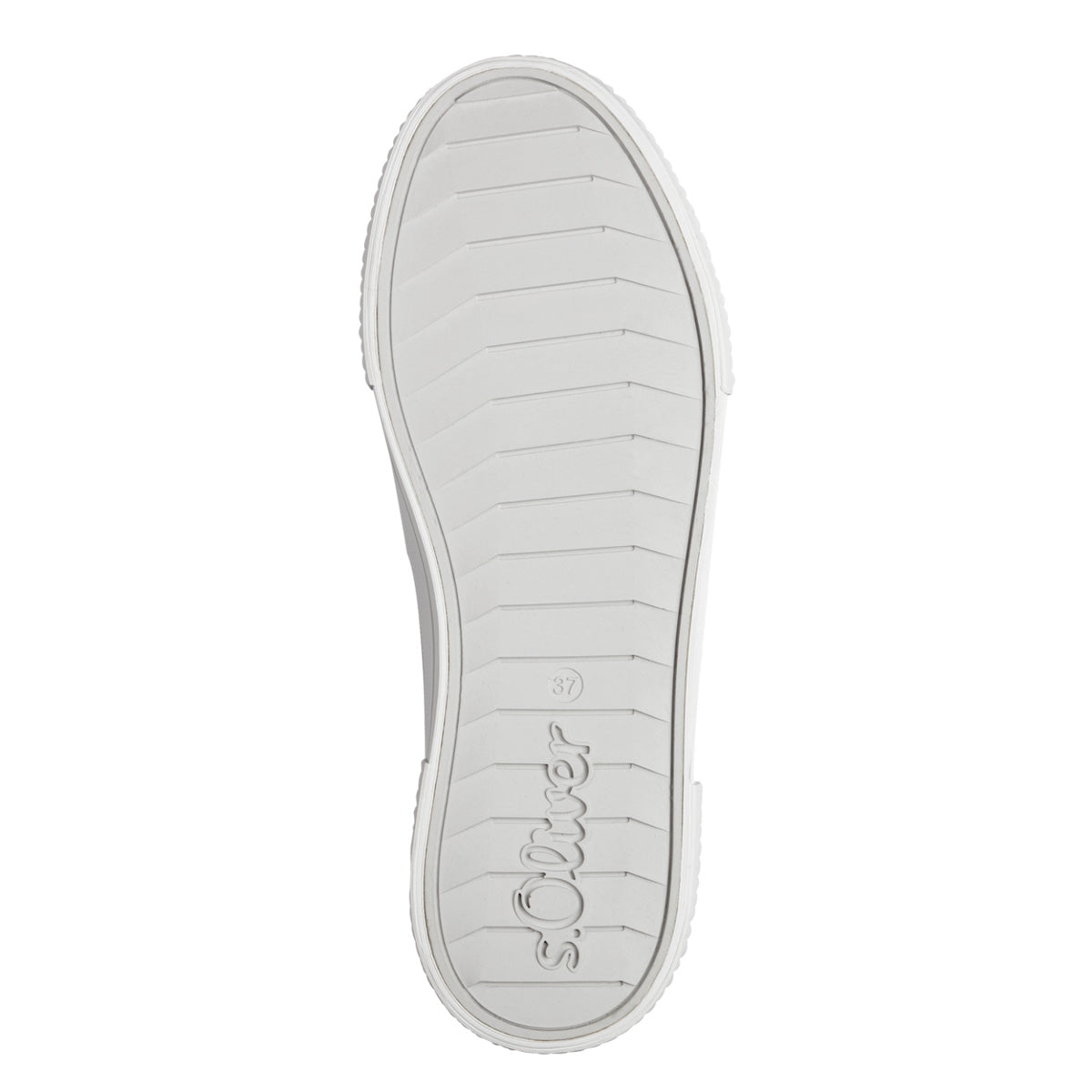 White Canvas Flat Runner Shoes with Elastic Strap and Soft Foam Insole