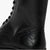 s.Oliver Black Leather Lace-Up Boots with Zipper - Leavys Shoes