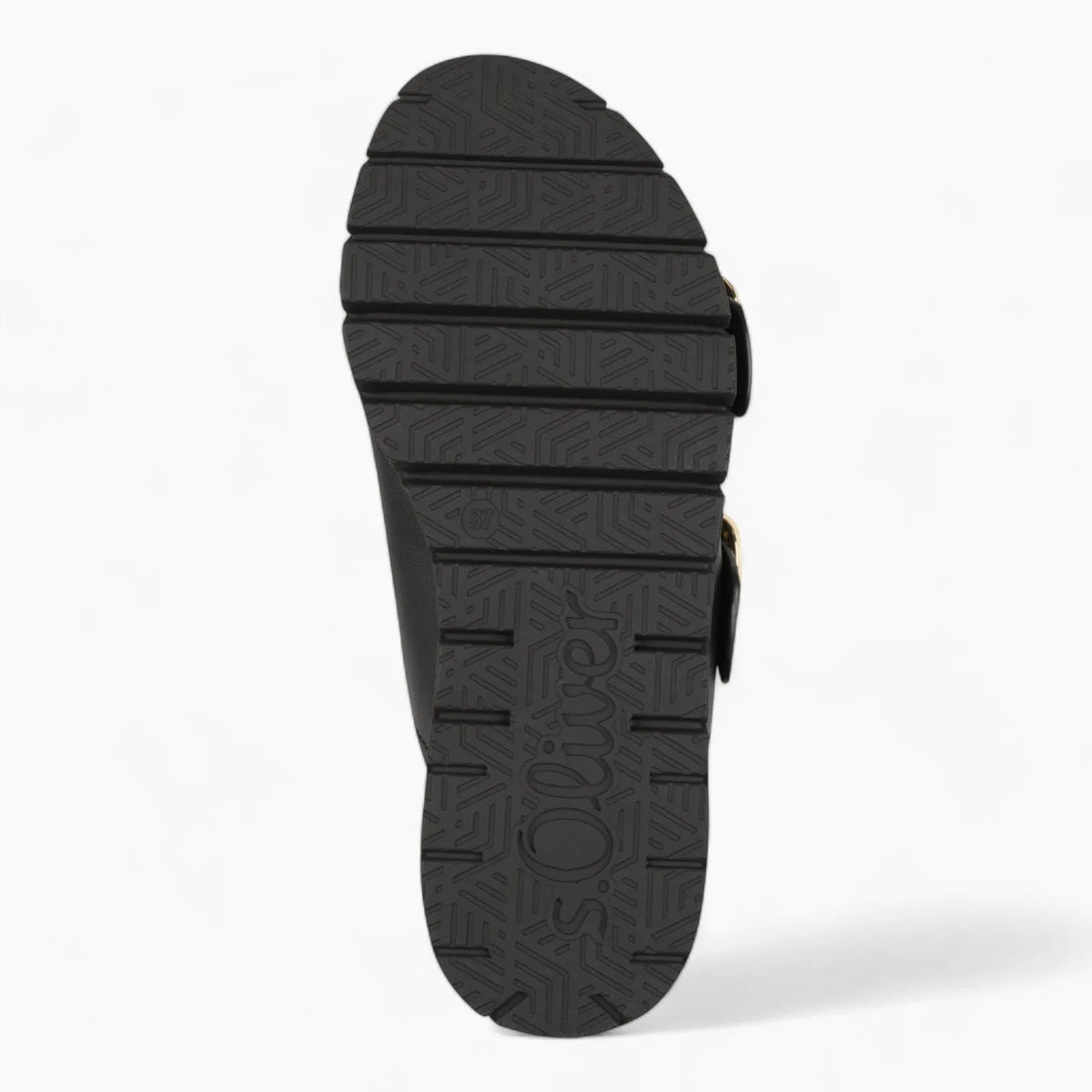 S. Oliver Black Mule Sandal – Stylish & Comfortable - Leavys Shoes