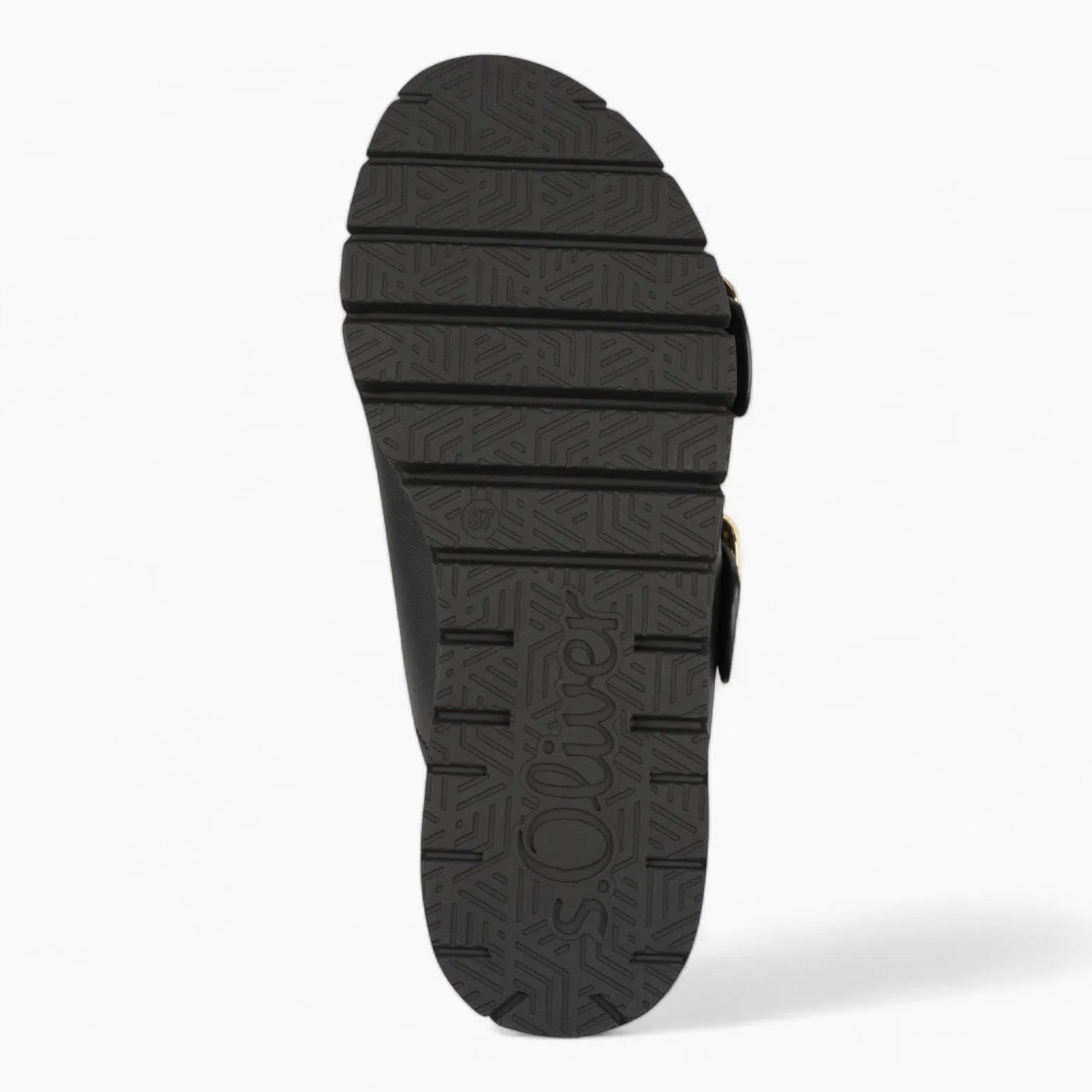 S. Oliver Black Mule Sandal – Stylish & Comfortable - Leavys Shoes