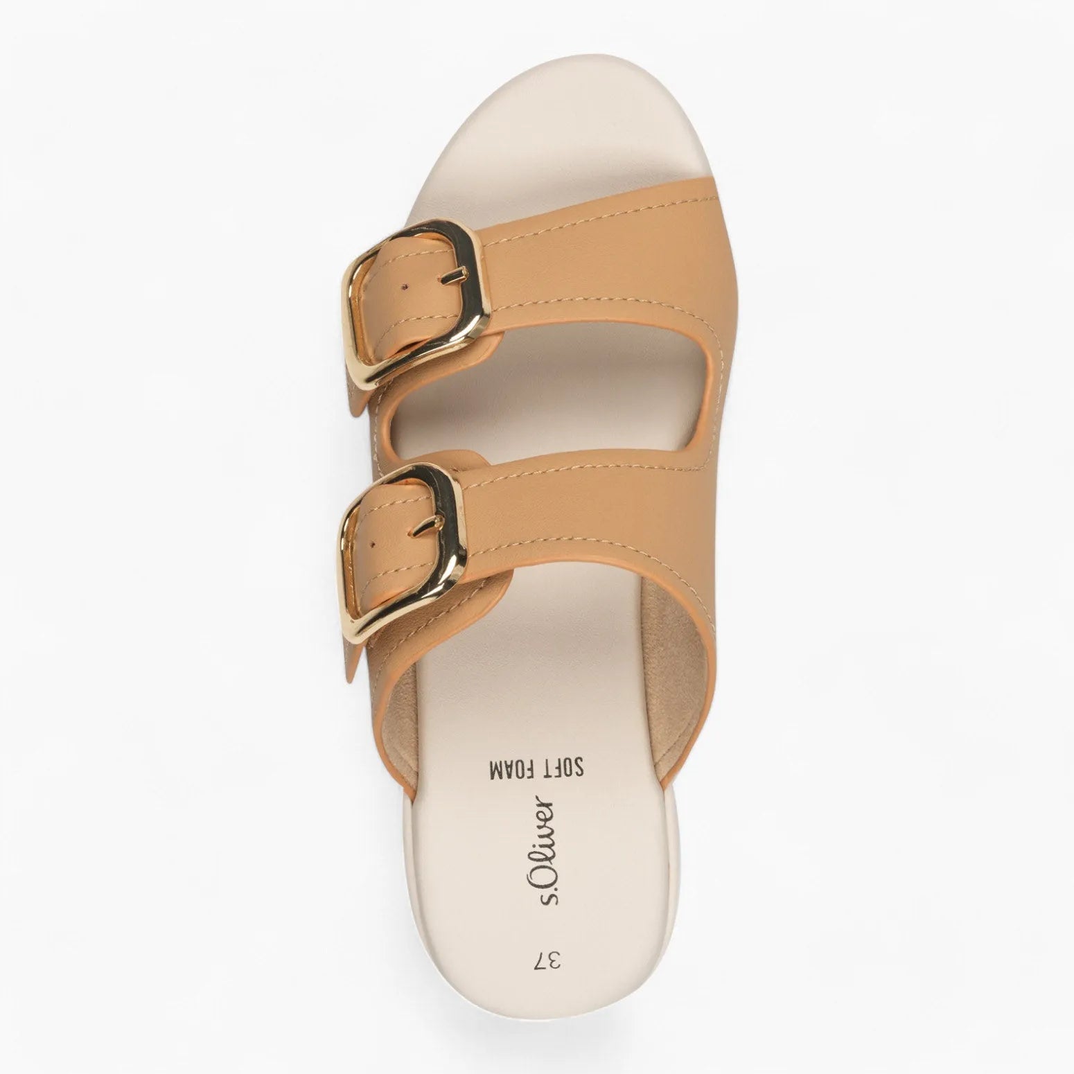 S. Oliver Camel Mule Sandal – Sporty & Stylish - Leavys Shoes