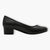 Jana Black Wide Fit Block Heel Shoes