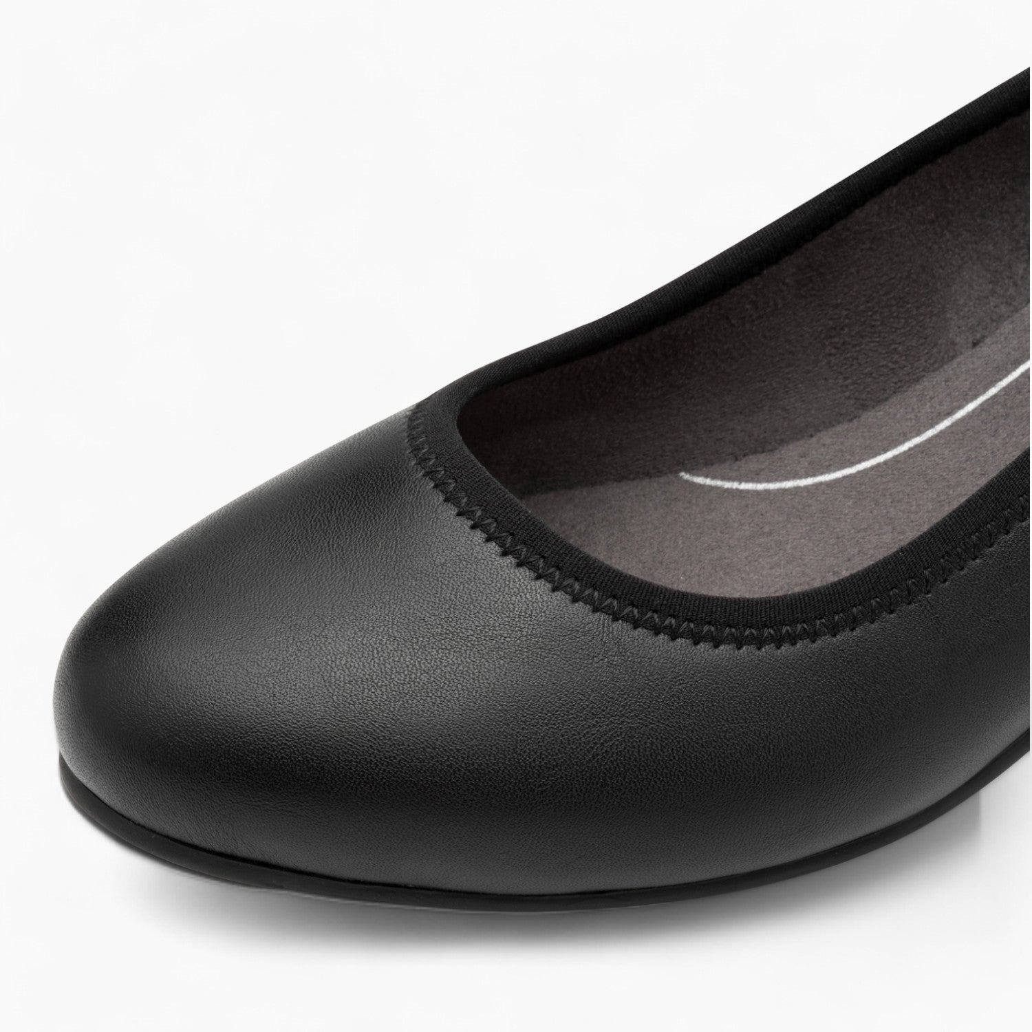 Jana Softline Black Block Heel – Wide Fit & Dressy Comfort - Leavys Shoes