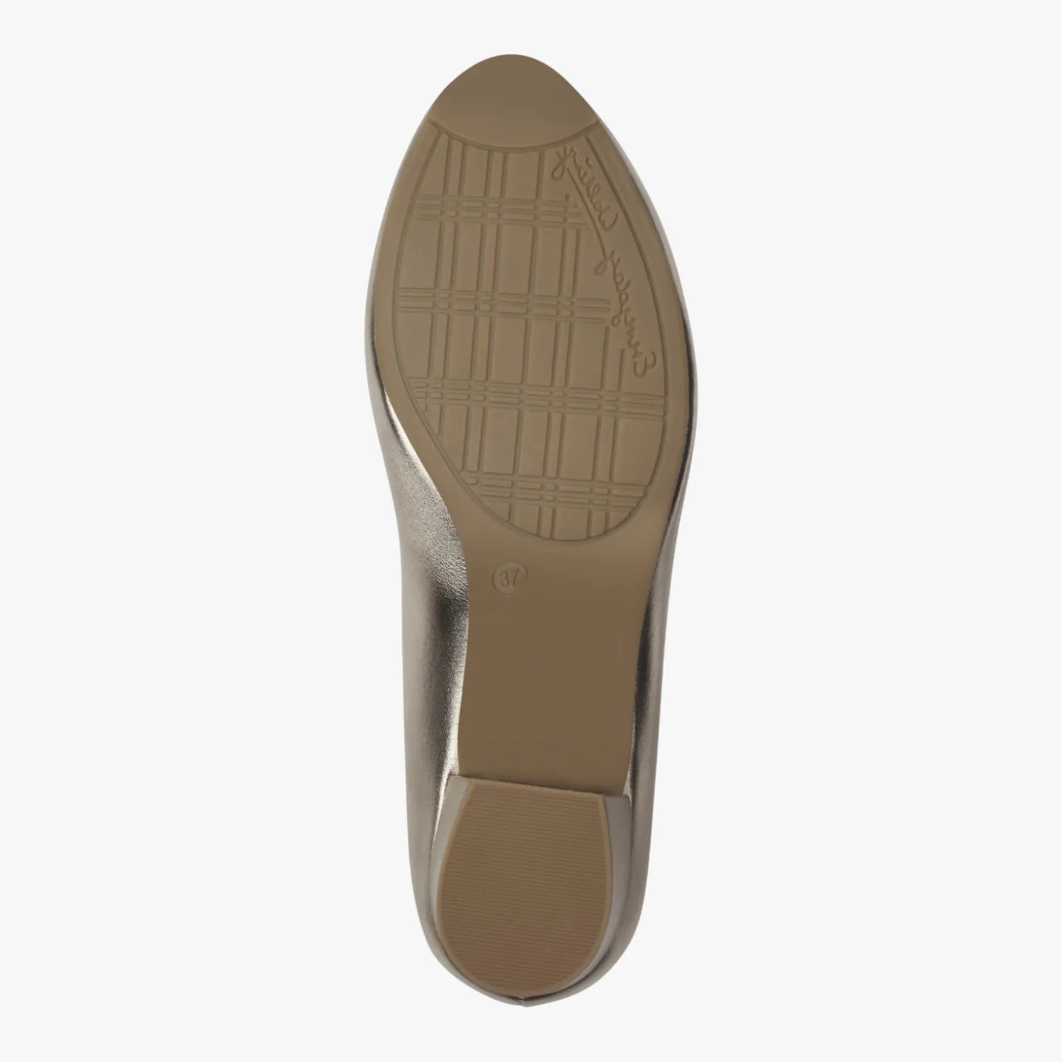 Jana Softline Champagne Court Shoes (Wide Fit H, Vegan) – 8-22360-42 954