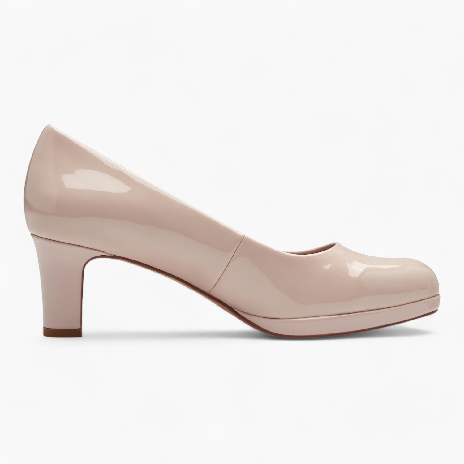 Jana Rose Pink Patent Court Shoe – Stylish & Comfortable