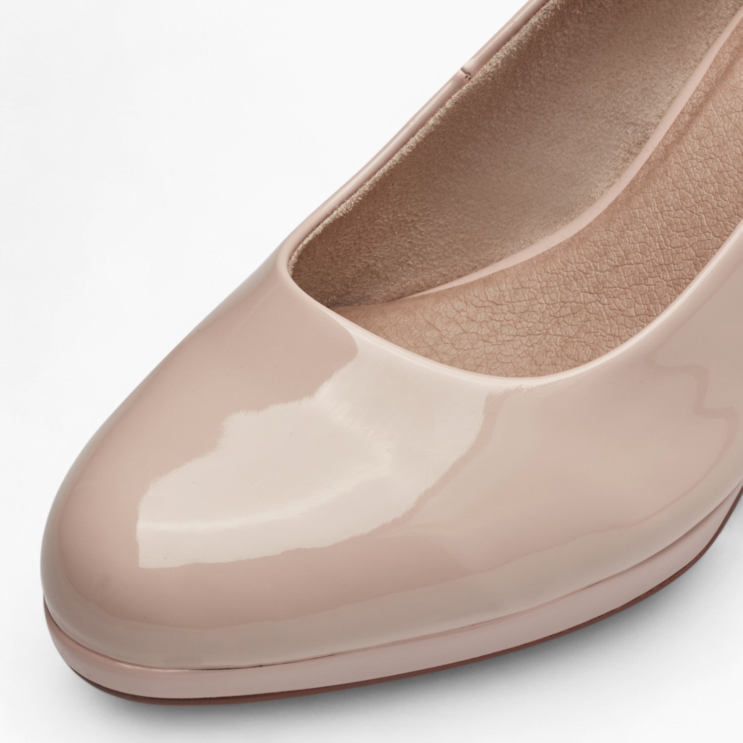 Jana Rose Pink Patent Court Shoe – Stylish & Comfortable