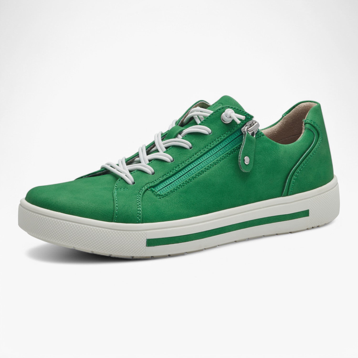 Jana Vibrant Green Runner – Eco-Chic Comfort in a Bold Hue