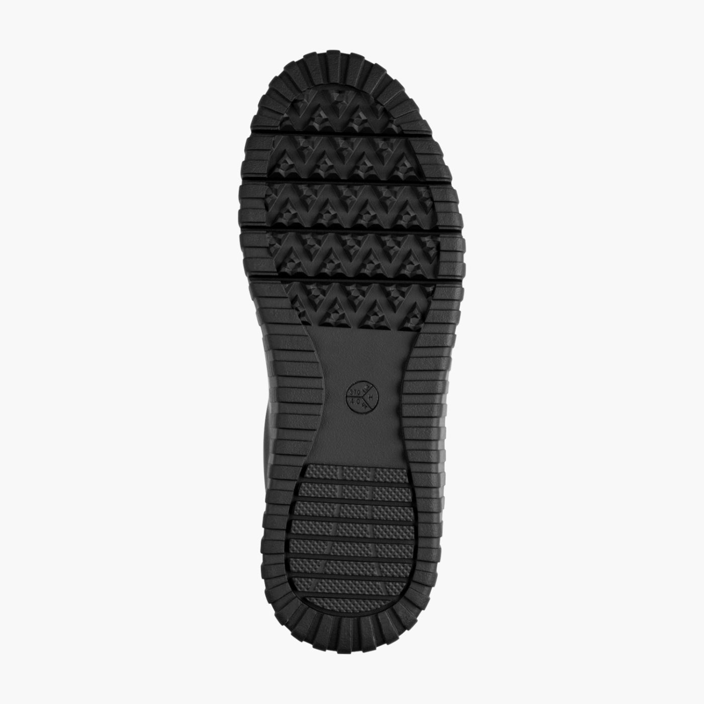 Jana Women's Black Vegan Trainer with Chunky Sole - Leavys Shoes