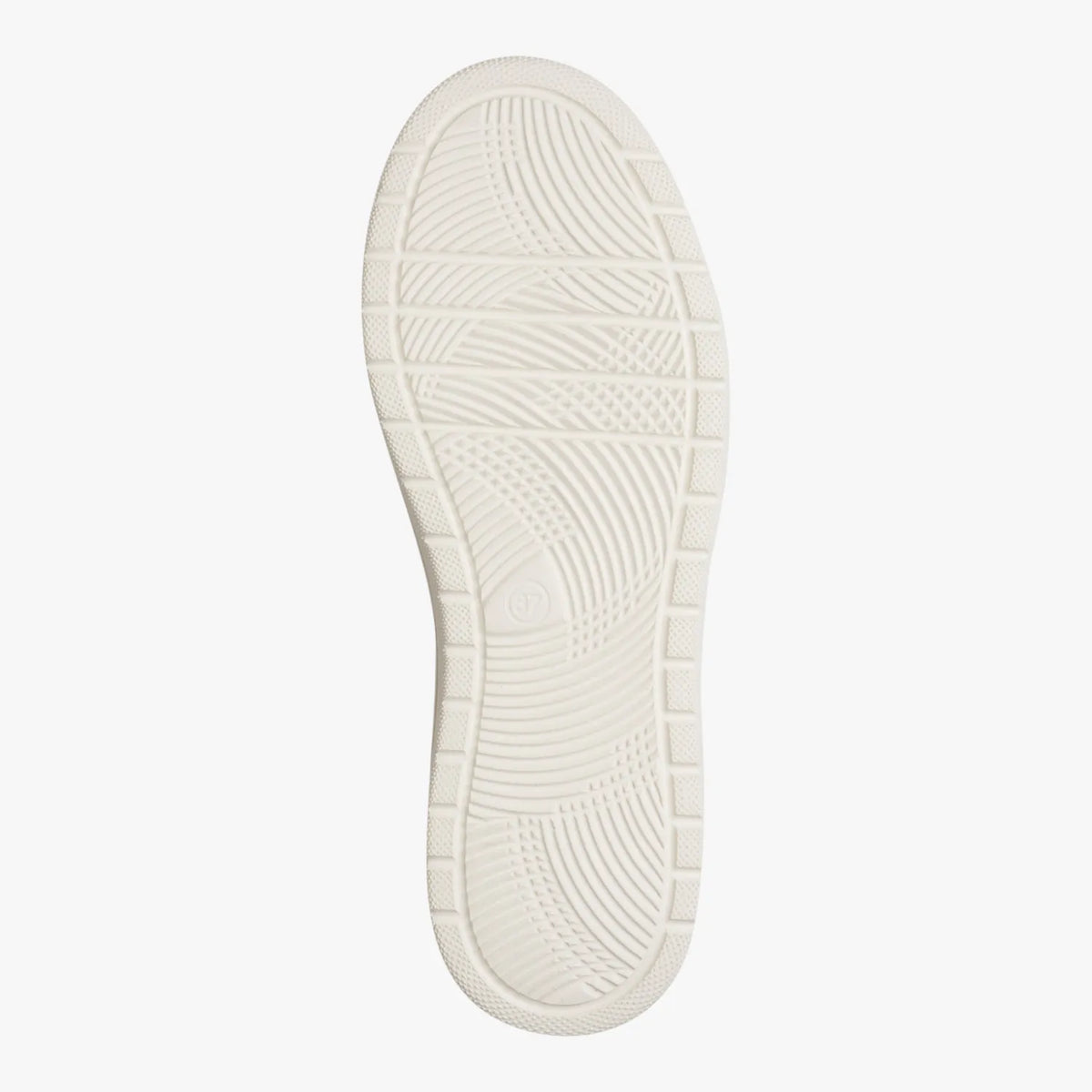 Jana Softline SLIP IN Gold Leo Met Lace-Up Trainer (Wide Fit H)