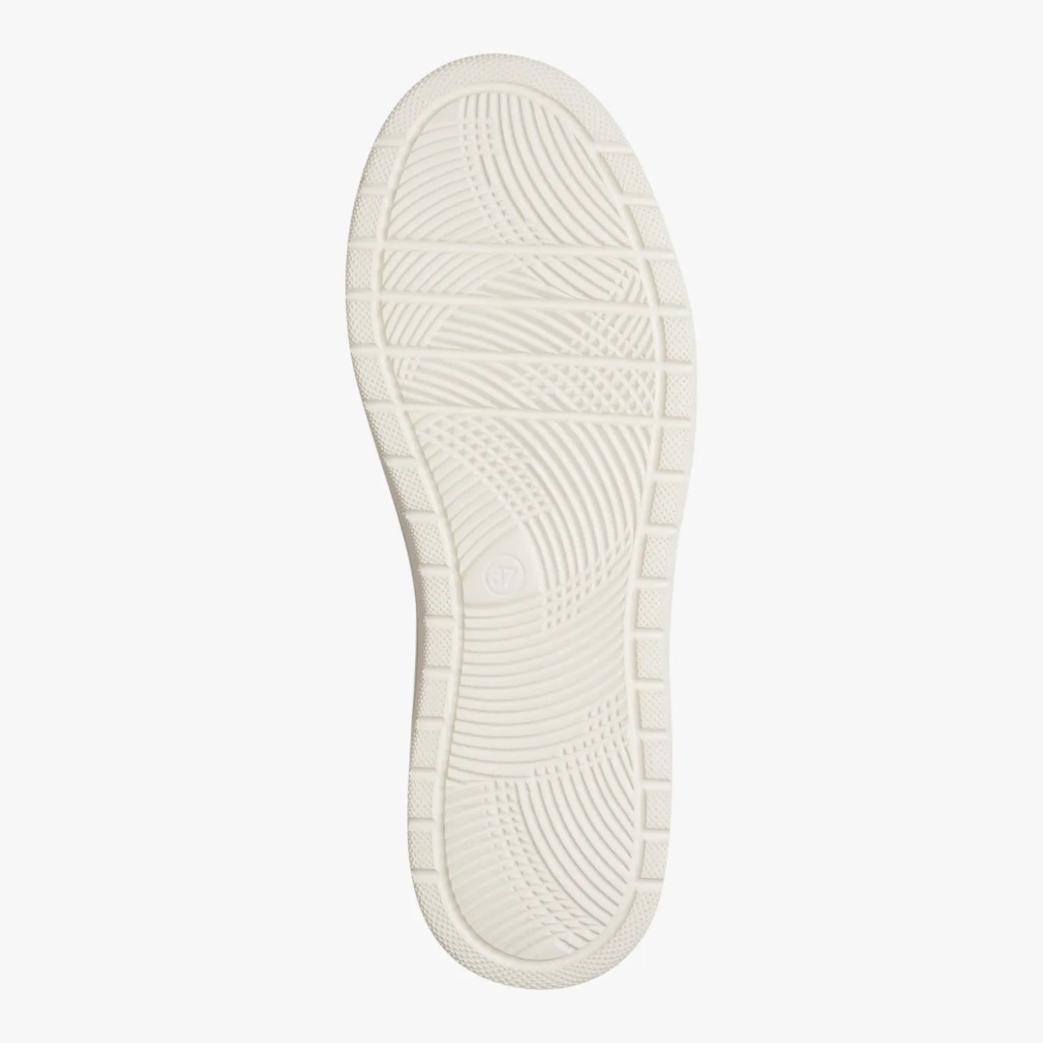 Jana Softline SLIP IN Gold Leo Met Lace-Up Trainer (Wide Fit H)