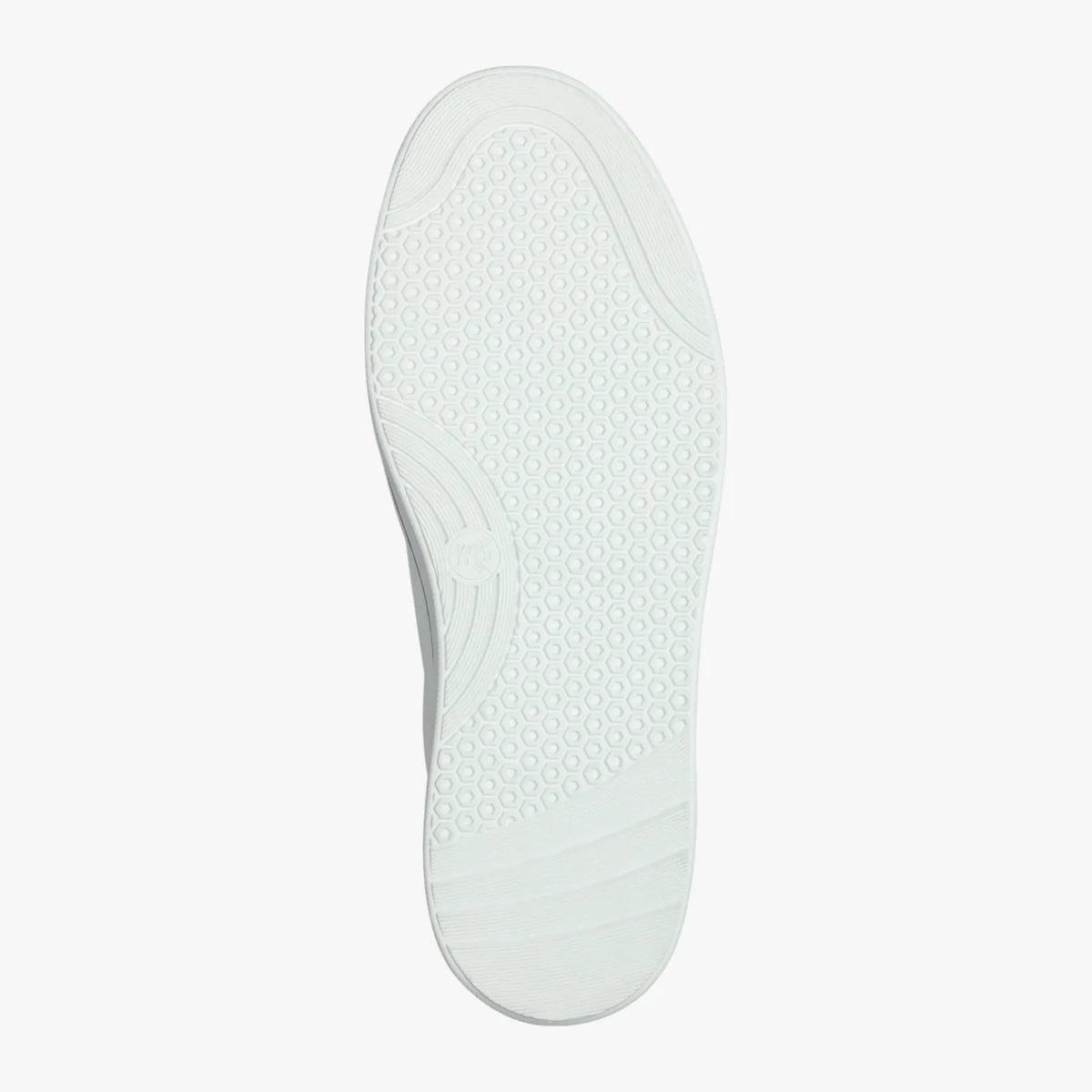 Jana White Vegan Platform Sneaker with Pink Accents - Leavys Shoes