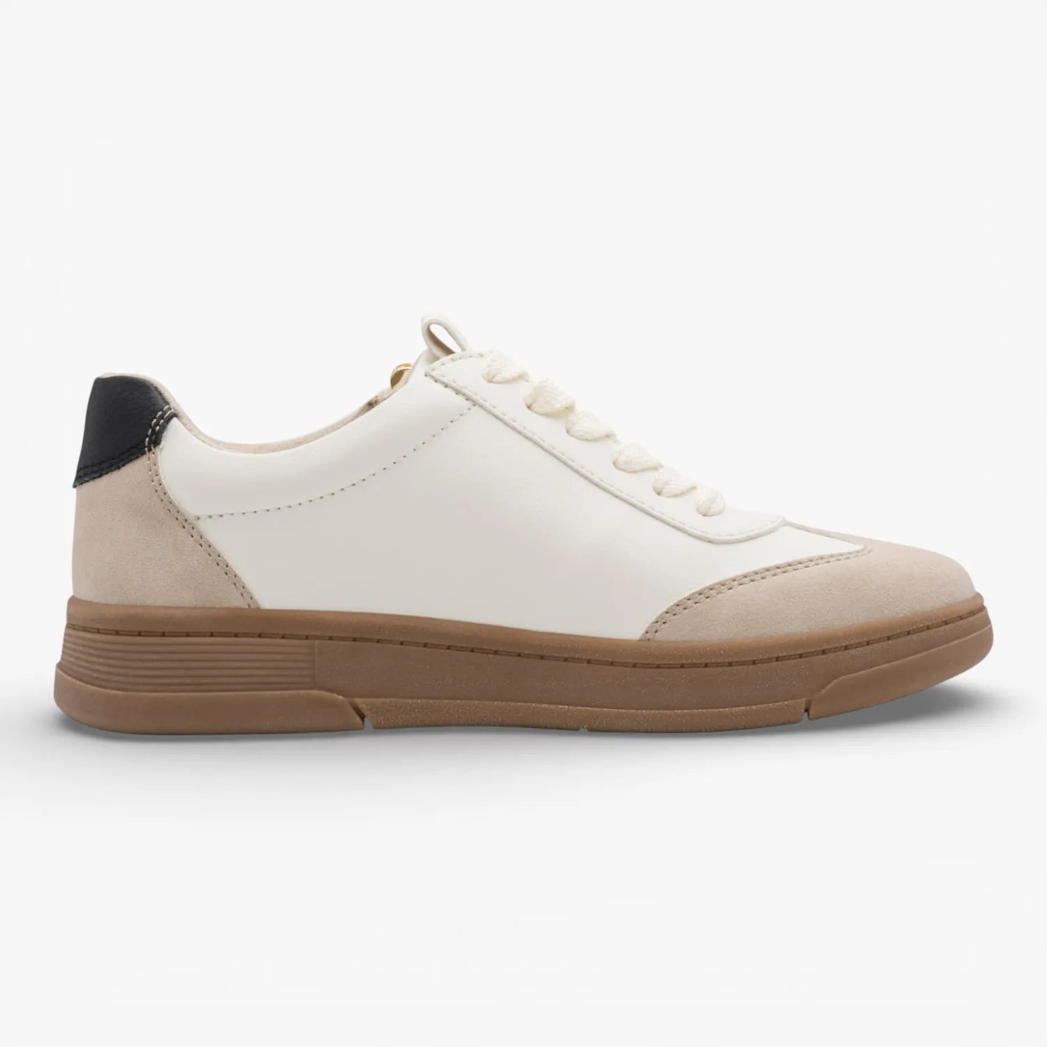 Jana Softline Beige Comb Trainers (Wide Fit H)