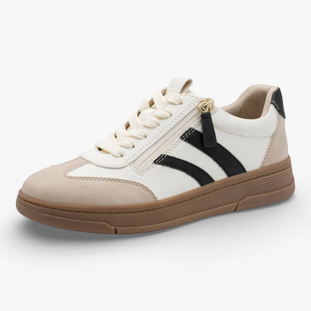 Jana Softline Beige Comb Trainers (Wide Fit H)