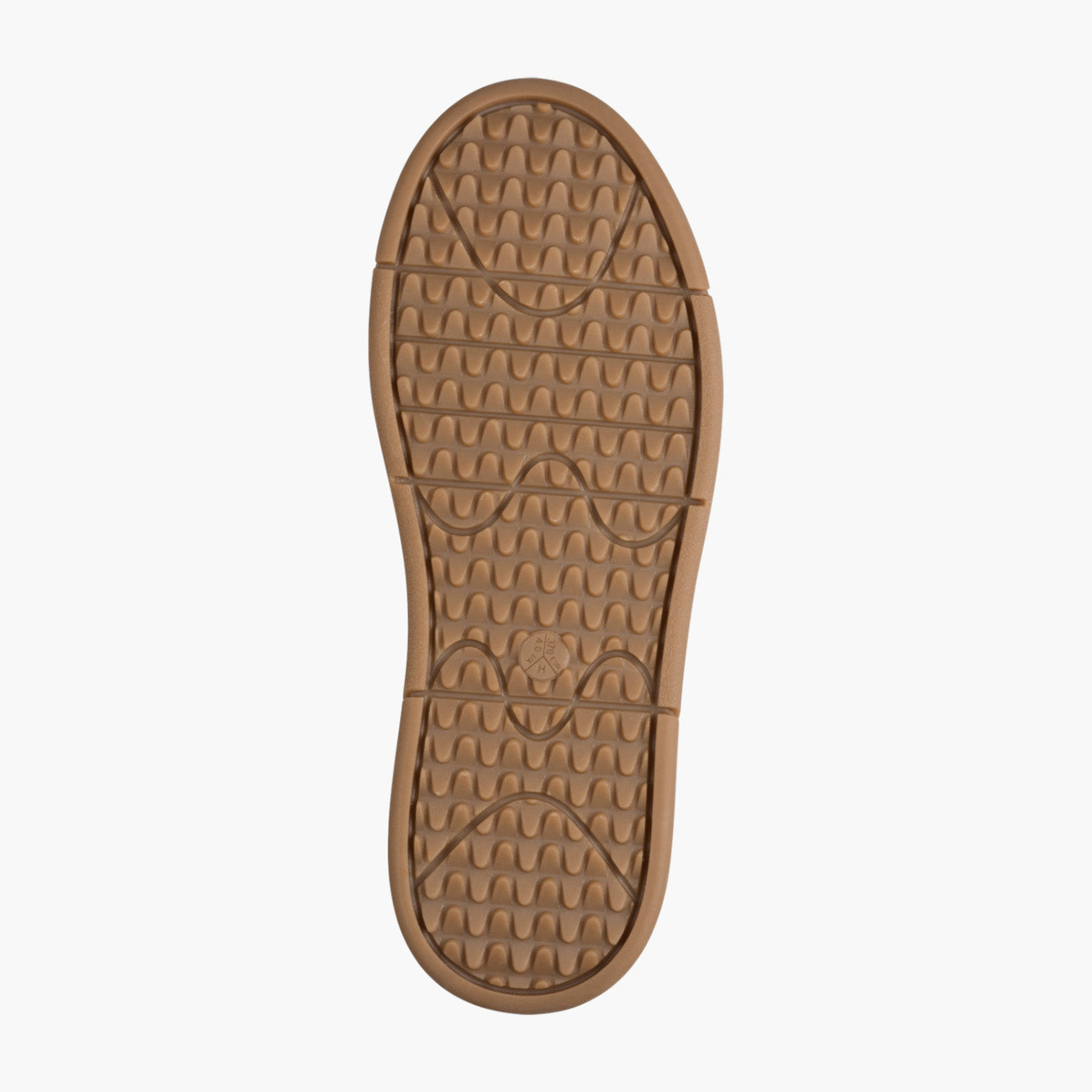 Jana Women’s Cream Trainer with Black Stripe and Side Zip