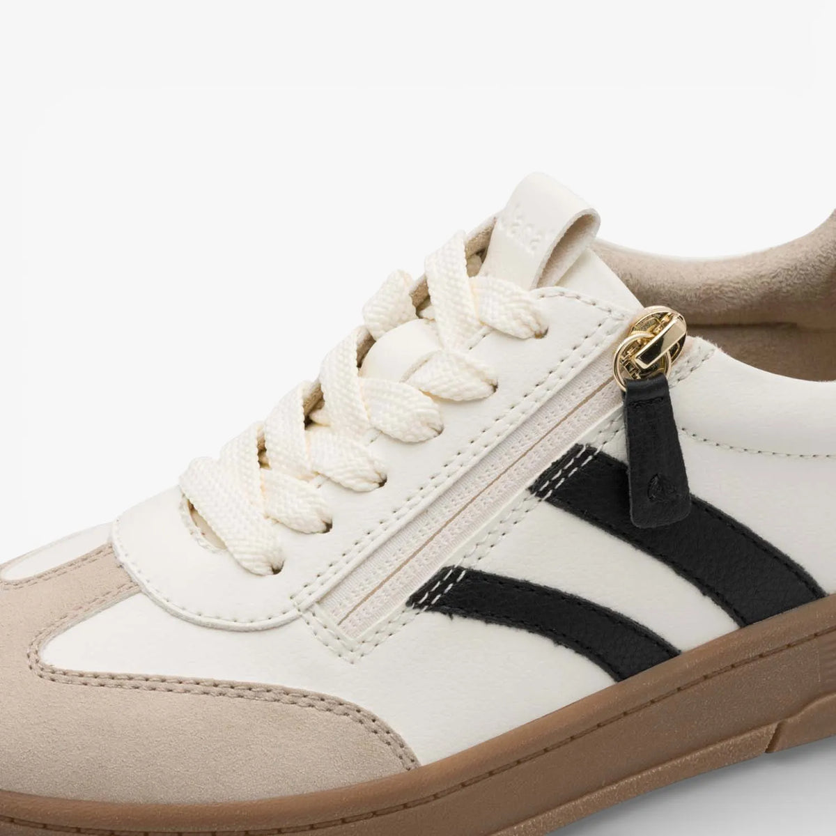 Jana Softline Beige Comb Trainers (Wide Fit H)