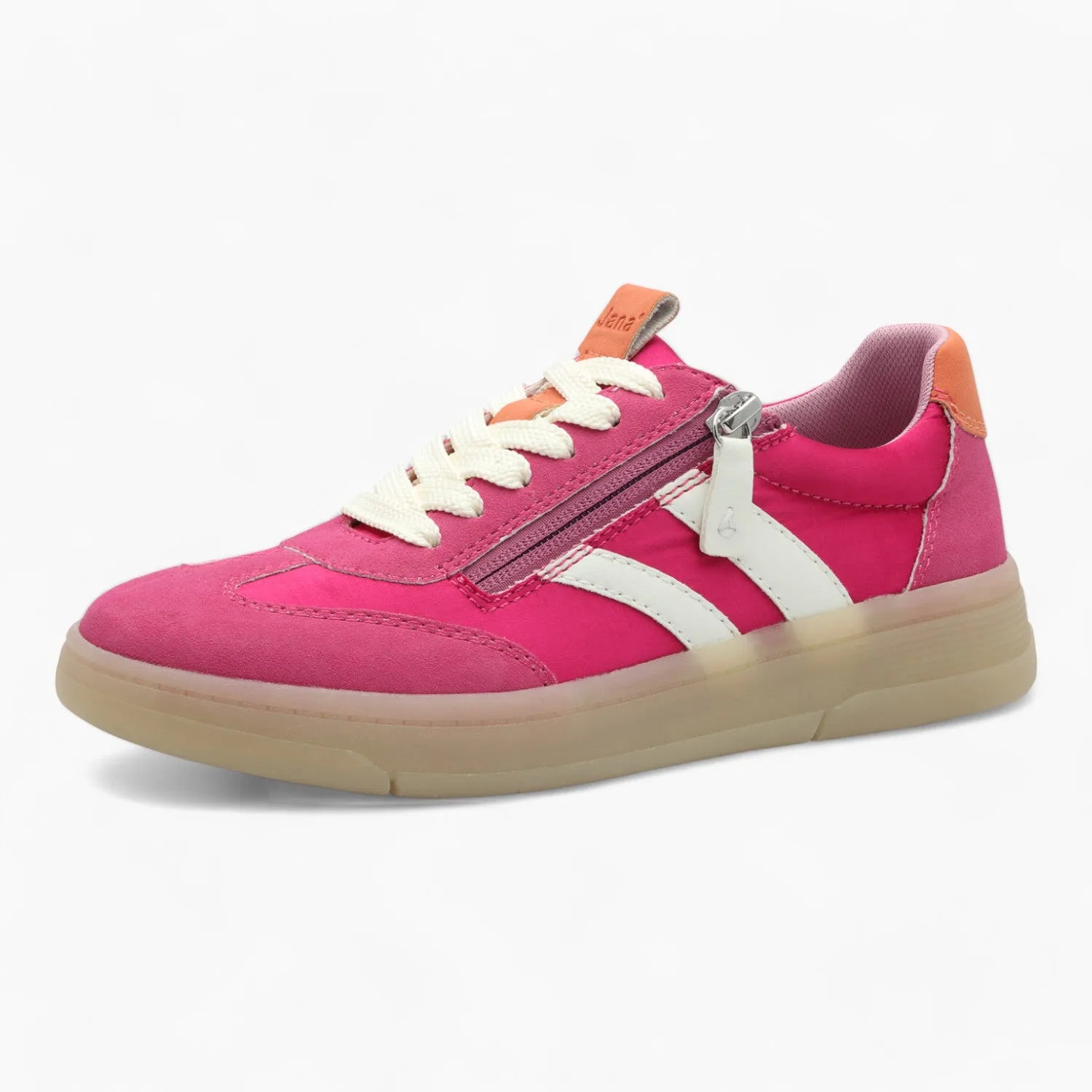 Jana Softline Pink Runner – Wide Fit & Gum Sole Trend - Leavys Shoes