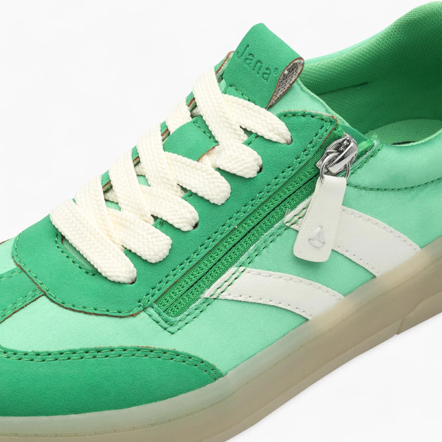 Jana Softline Green Runner – Wide Fit & Gum Sole Trend - Leavys Shoes