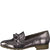 Front view of Jana's Pewter Loafer with Chain Link.