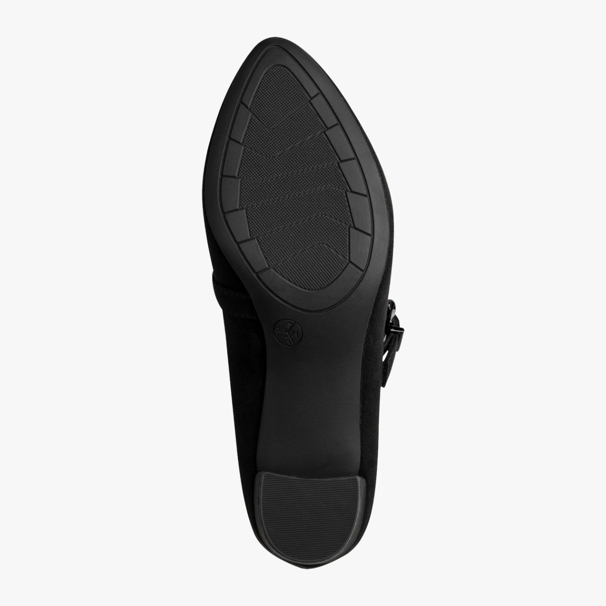 Jana Softline Black Wide Fit Mary Jane Court Shoe