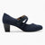 Jana Softline Navy Low Block Heel – Wide Fit & Cushioned Comfort