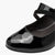Jana Black Patent Mary Jane with Velcro Strap & Block Heel